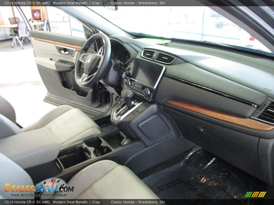 2019 Honda CR-V EX AWD Modern Steel Metallic / Gray Photo #15