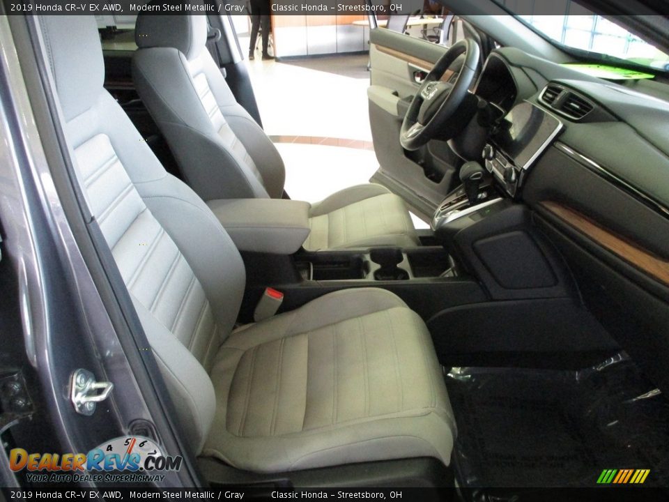 2019 Honda CR-V EX AWD Modern Steel Metallic / Gray Photo #16