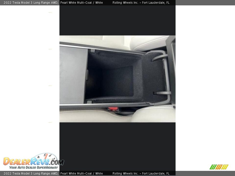 2022 Tesla Model 3 Long Range AWD Pearl White Multi-Coat / White Photo #17