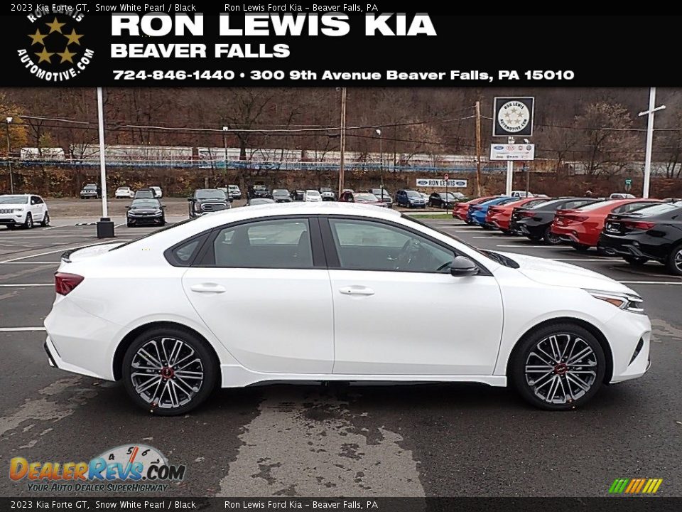 2023 Kia Forte GT Snow White Pearl / Black Photo #1