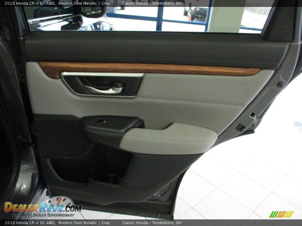 2019 Honda CR-V EX AWD Modern Steel Metallic / Gray Photo #18