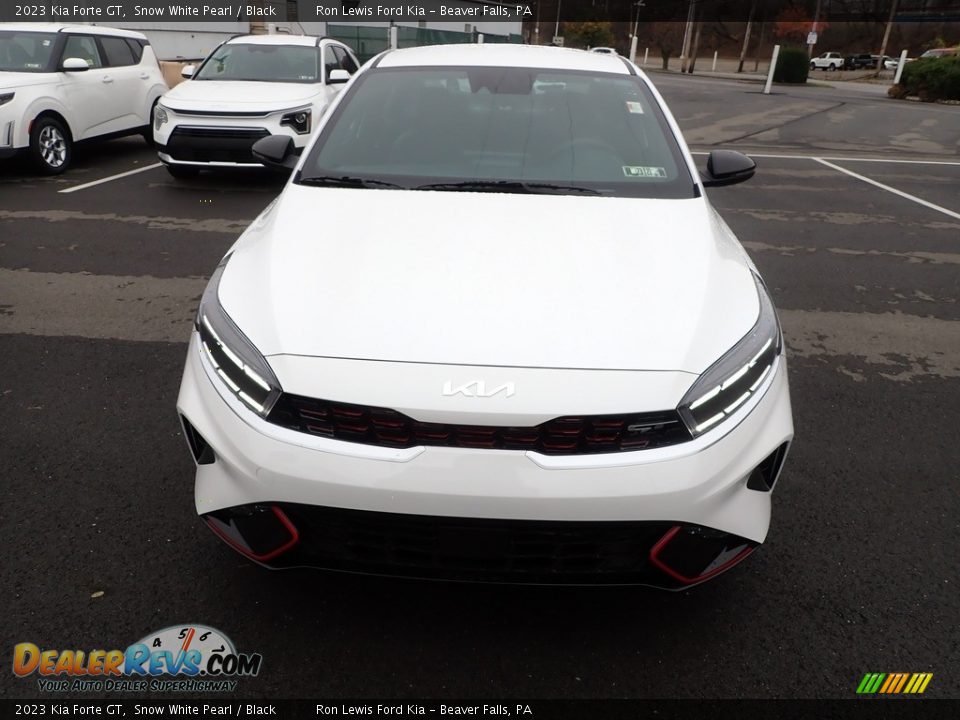 2023 Kia Forte GT Snow White Pearl / Black Photo #3