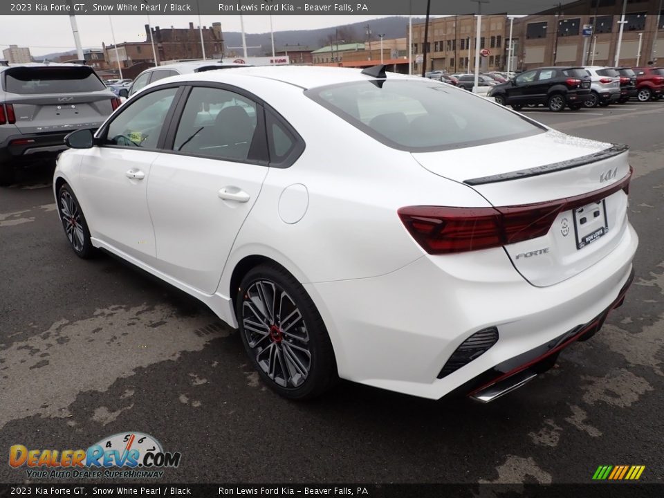 2023 Kia Forte GT Snow White Pearl / Black Photo #6
