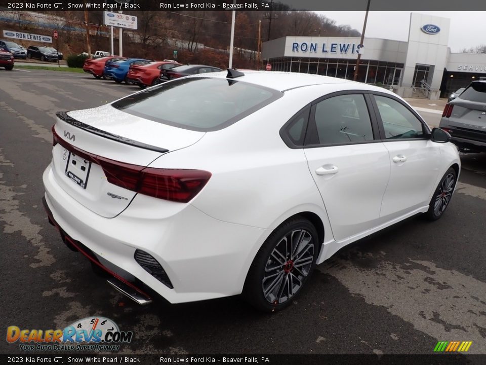 2023 Kia Forte GT Snow White Pearl / Black Photo #8