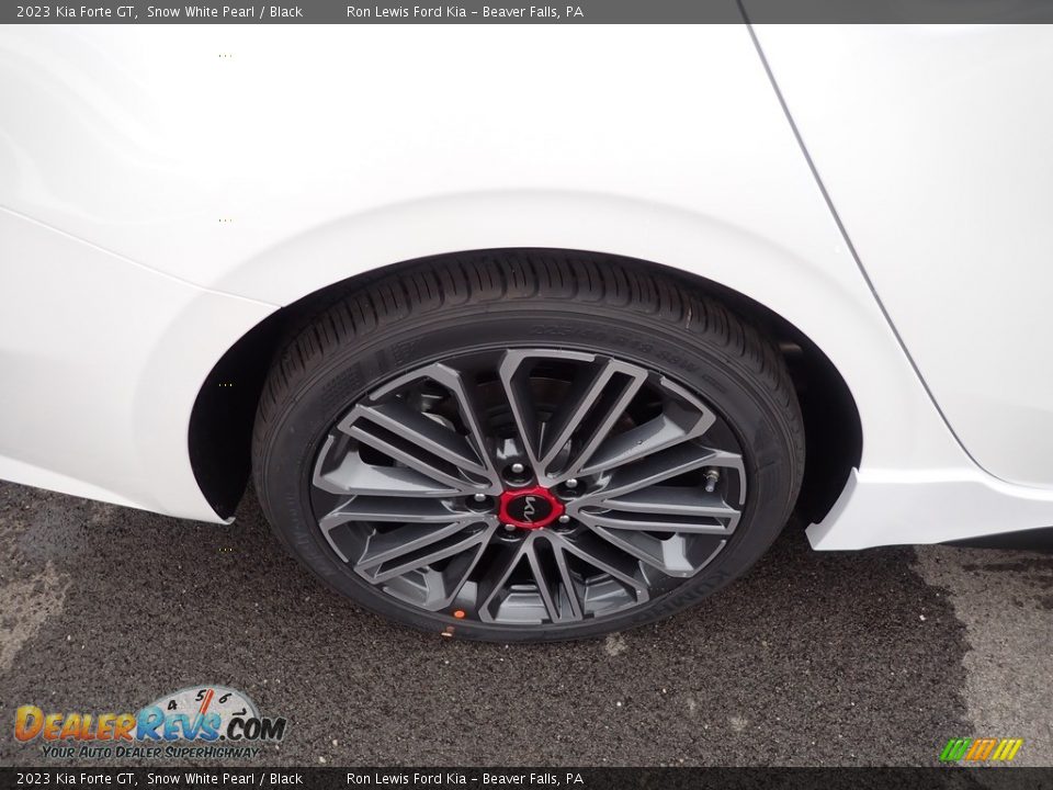2023 Kia Forte GT Snow White Pearl / Black Photo #9