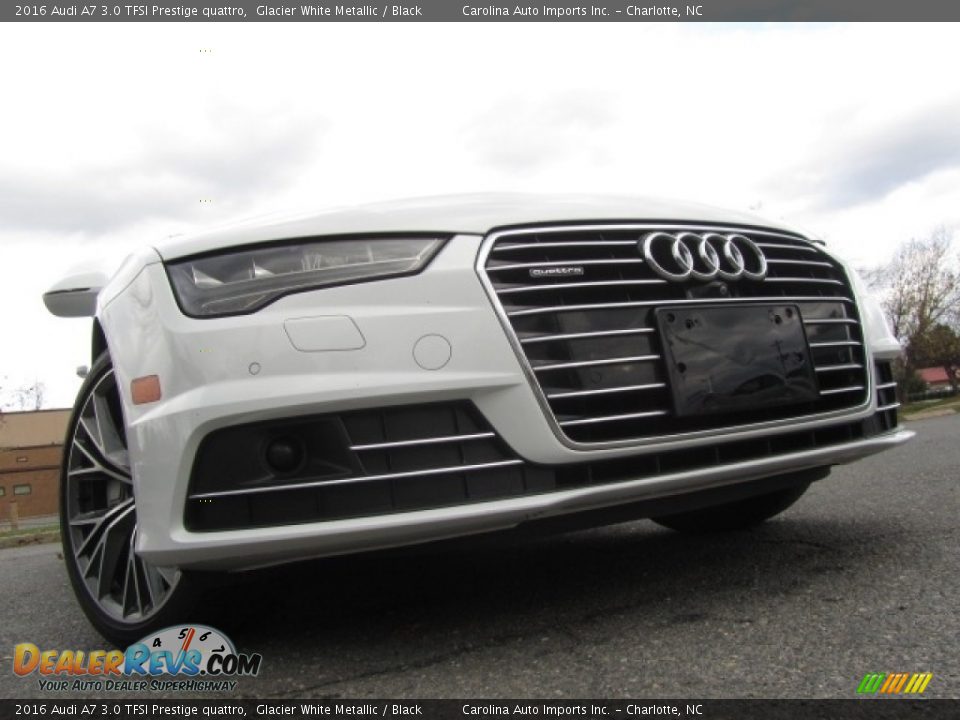 2016 Audi A7 3.0 TFSI Prestige quattro Glacier White Metallic / Black Photo #2