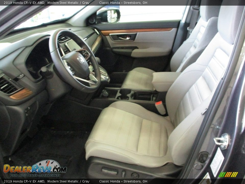 2019 Honda CR-V EX AWD Modern Steel Metallic / Gray Photo #28