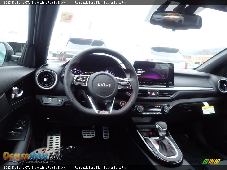 2023 Kia Forte GT Snow White Pearl / Black Photo #13