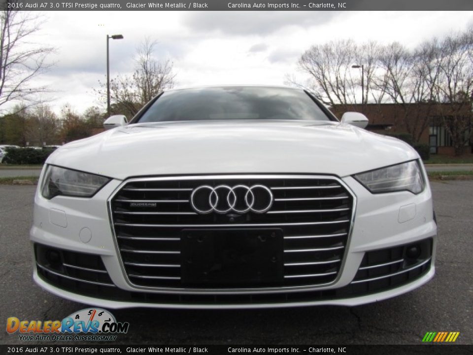 2016 Audi A7 3.0 TFSI Prestige quattro Glacier White Metallic / Black Photo #4