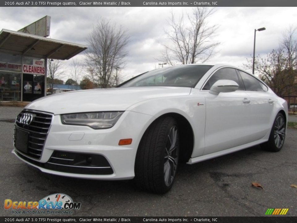 2016 Audi A7 3.0 TFSI Prestige quattro Glacier White Metallic / Black Photo #6