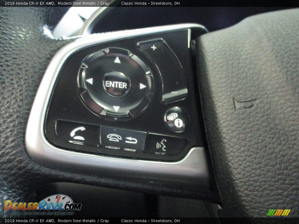 2019 Honda CR-V EX AWD Modern Steel Metallic / Gray Photo #31