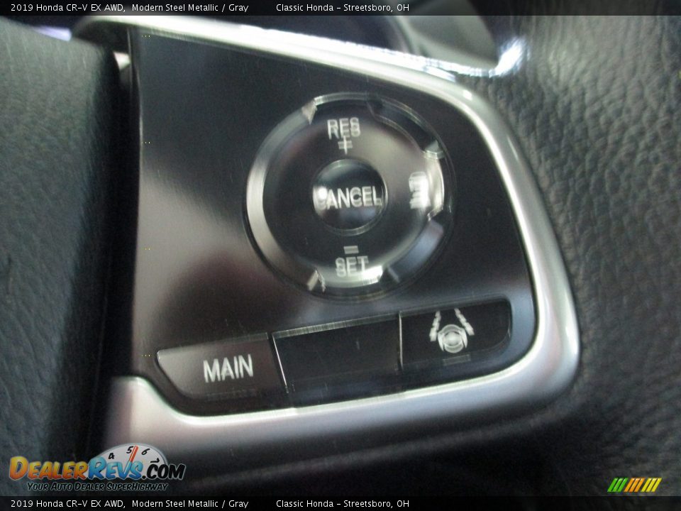 2019 Honda CR-V EX AWD Modern Steel Metallic / Gray Photo #32