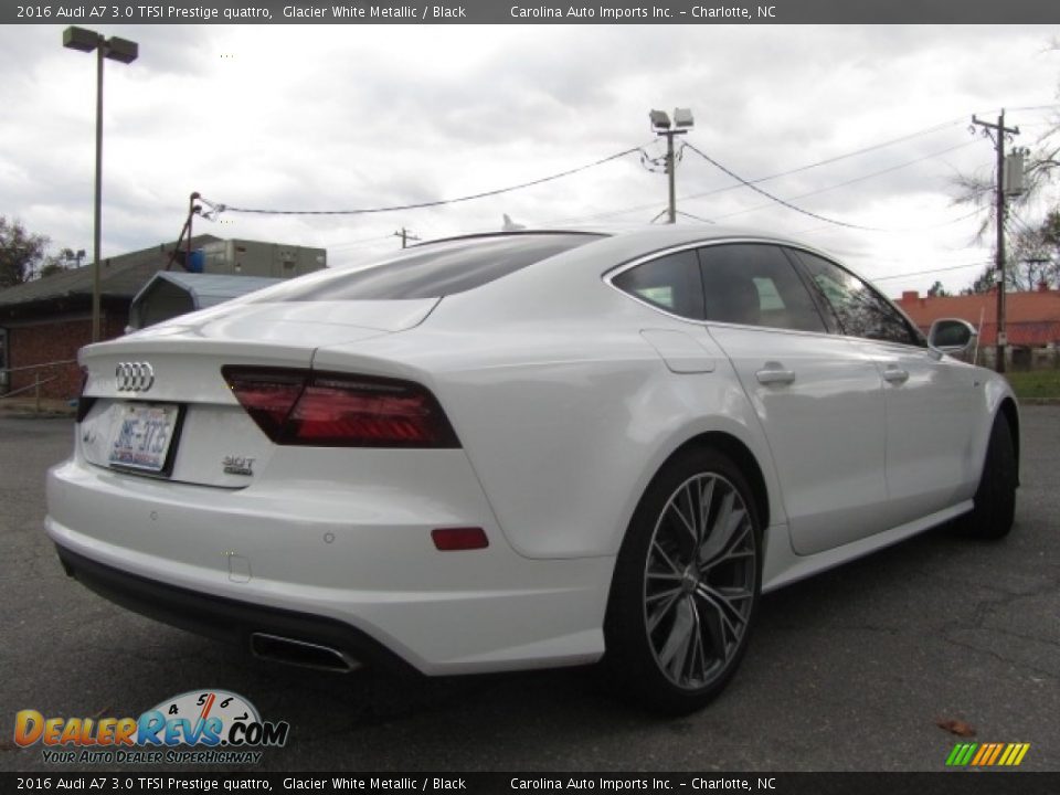 2016 Audi A7 3.0 TFSI Prestige quattro Glacier White Metallic / Black Photo #10