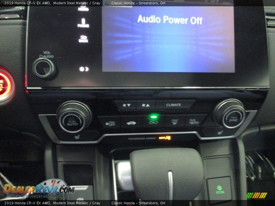 2019 Honda CR-V EX AWD Modern Steel Metallic / Gray Photo #35