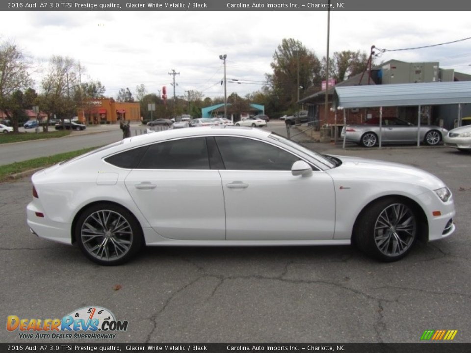2016 Audi A7 3.0 TFSI Prestige quattro Glacier White Metallic / Black Photo #11