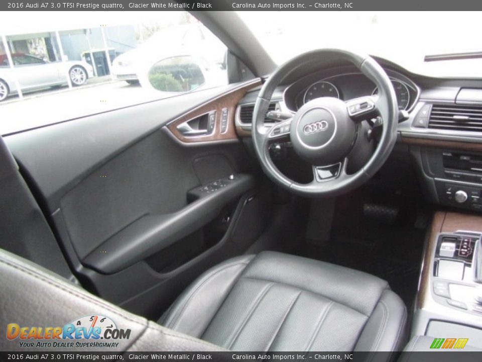 2016 Audi A7 3.0 TFSI Prestige quattro Glacier White Metallic / Black Photo #12