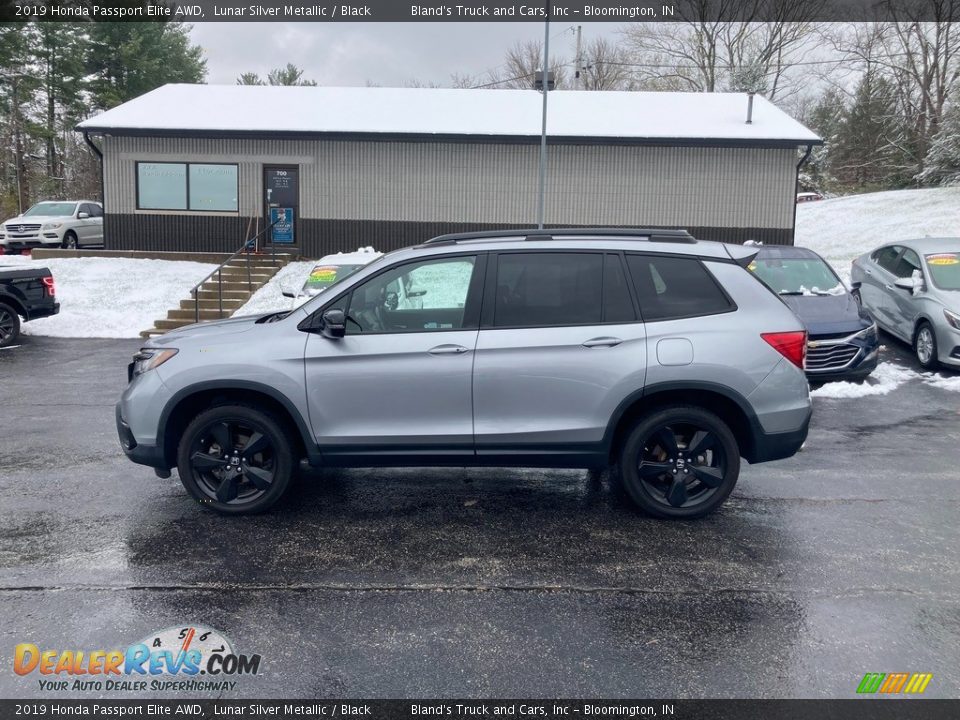 2019 Honda Passport Elite AWD Lunar Silver Metallic / Black Photo #1