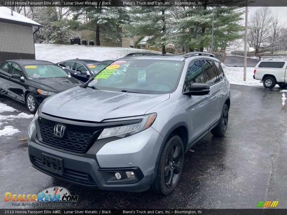 2019 Honda Passport Elite AWD Lunar Silver Metallic / Black Photo #2