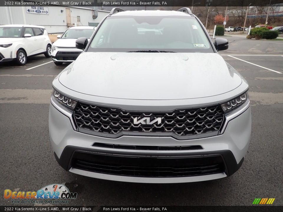 2022 Kia Sorento X-Line S AWD Wolf Gray / Black Photo #3