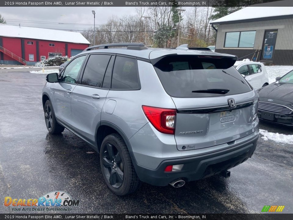 2019 Honda Passport Elite AWD Lunar Silver Metallic / Black Photo #3