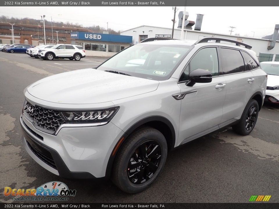 2022 Kia Sorento X-Line S AWD Wolf Gray / Black Photo #4