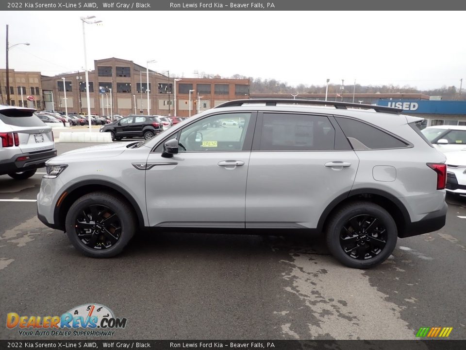 Wolf Gray 2022 Kia Sorento X-Line S AWD Photo #5