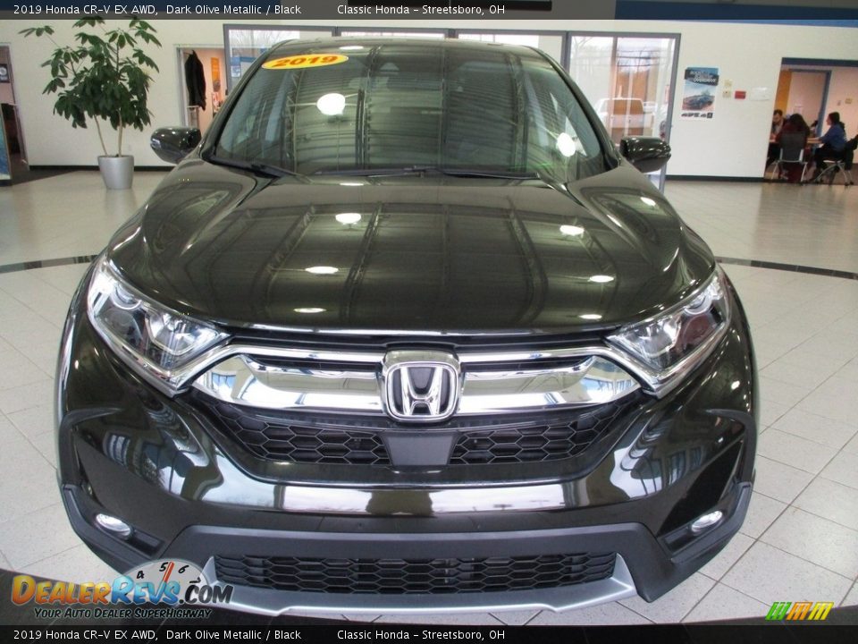 2019 Honda CR-V EX AWD Dark Olive Metallic / Black Photo #2