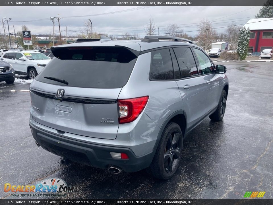 2019 Honda Passport Elite AWD Lunar Silver Metallic / Black Photo #6