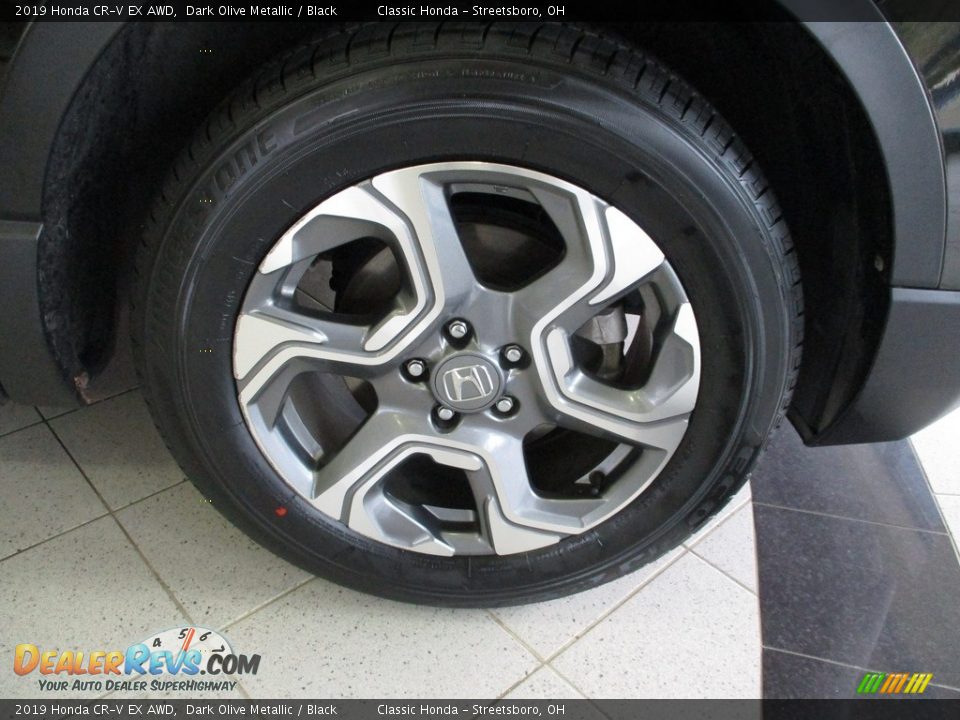 2019 Honda CR-V EX AWD Dark Olive Metallic / Black Photo #5