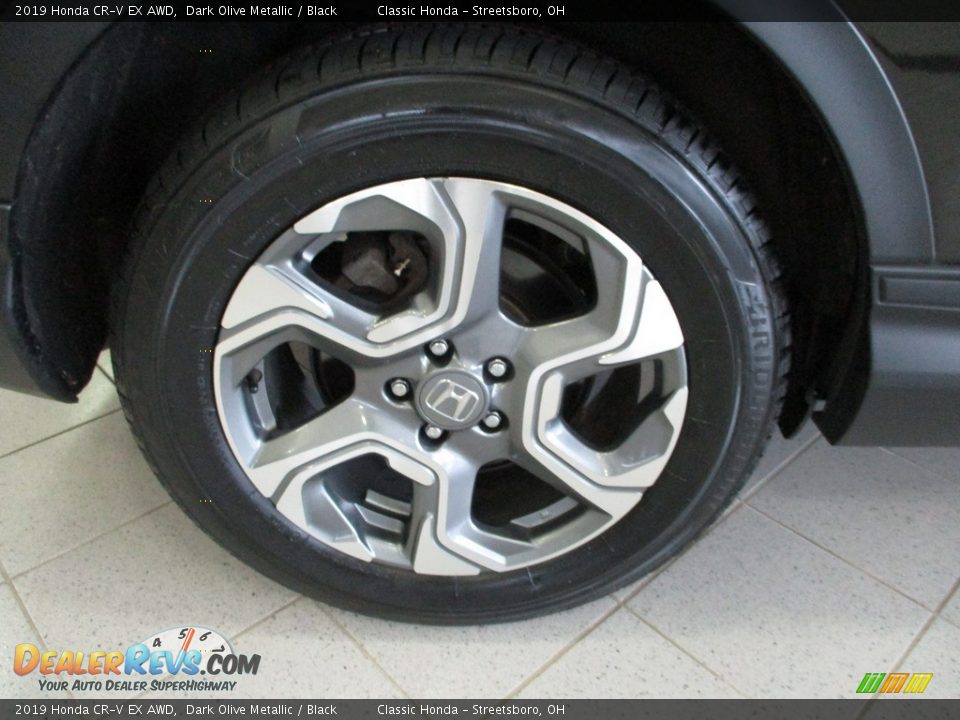 2019 Honda CR-V EX AWD Dark Olive Metallic / Black Photo #6