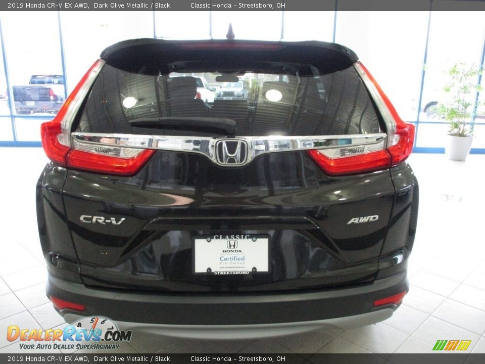 2019 Honda CR-V EX AWD Dark Olive Metallic / Black Photo #8