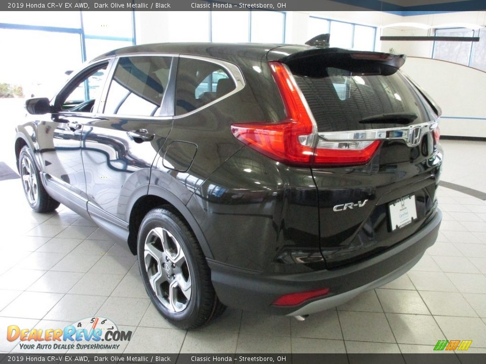 2019 Honda CR-V EX AWD Dark Olive Metallic / Black Photo #9