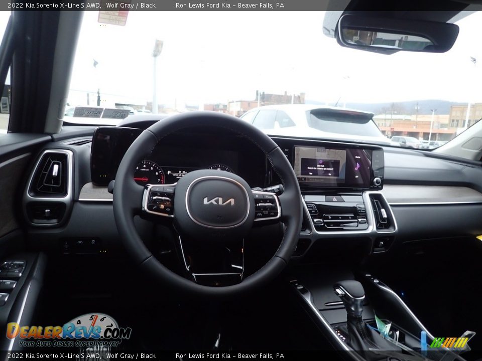 2022 Kia Sorento X-Line S AWD Wolf Gray / Black Photo #13