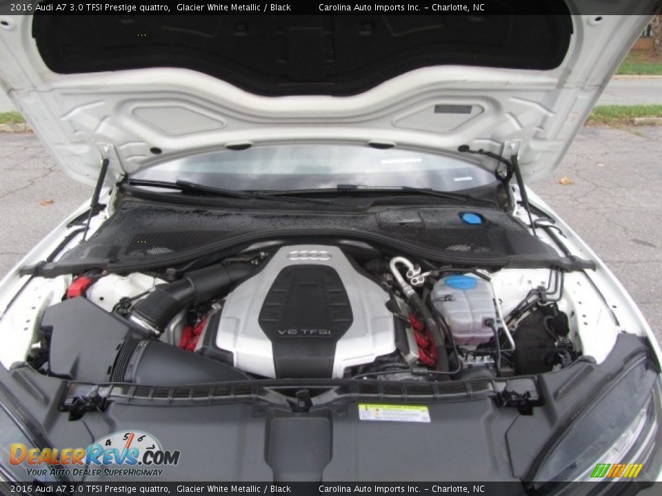 2016 Audi A7 3.0 TFSI Prestige quattro Glacier White Metallic / Black Photo #25