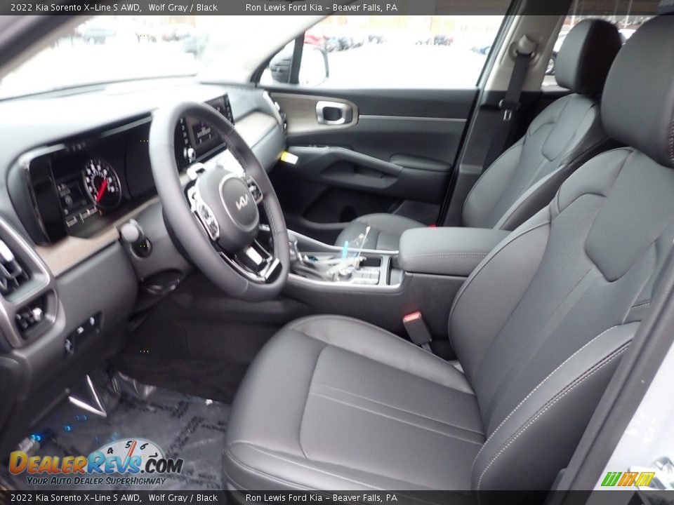 2022 Kia Sorento X-Line S AWD Wolf Gray / Black Photo #14
