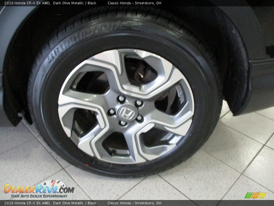 2019 Honda CR-V EX AWD Dark Olive Metallic / Black Photo #11