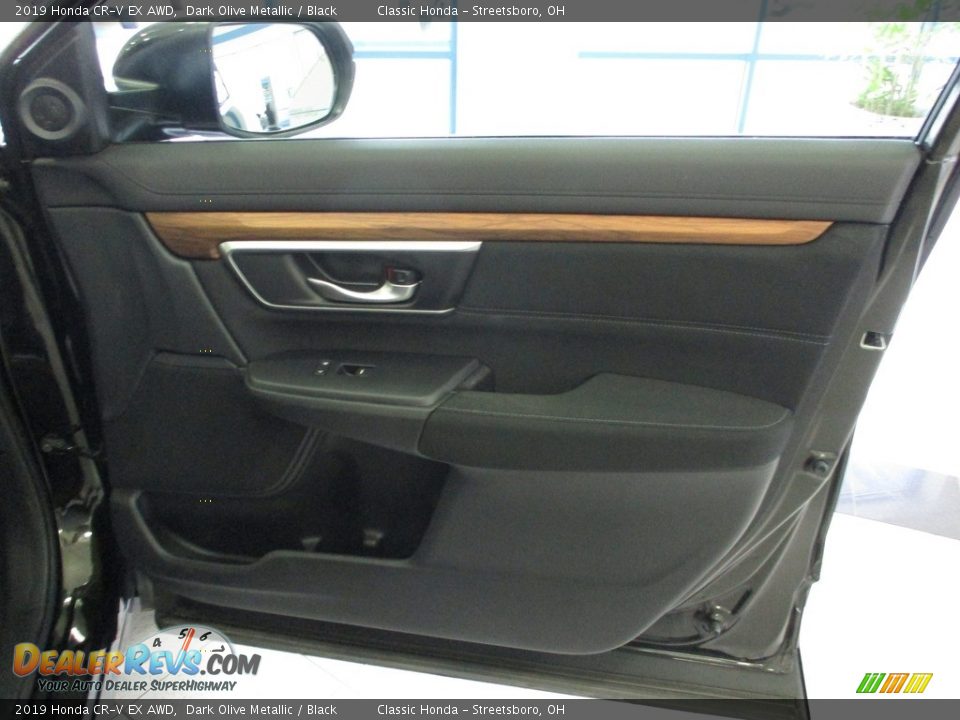 2019 Honda CR-V EX AWD Dark Olive Metallic / Black Photo #14