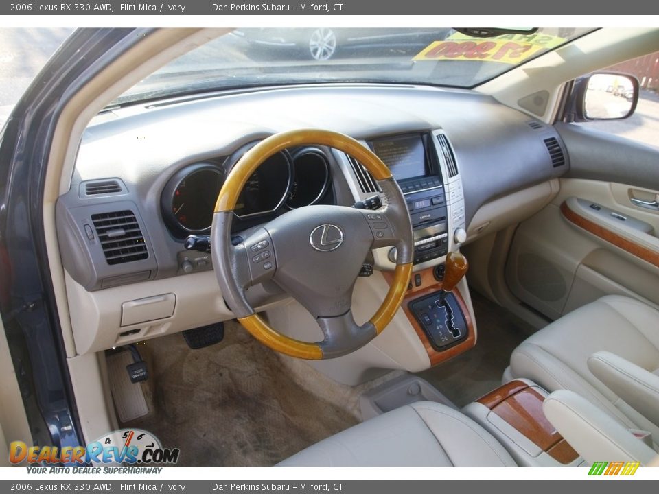 2006 Lexus RX 330 AWD Flint Mica / Ivory Photo #10