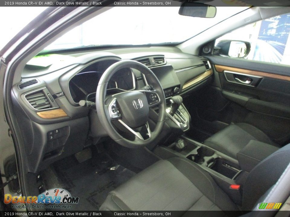 2019 Honda CR-V EX AWD Dark Olive Metallic / Black Photo #26