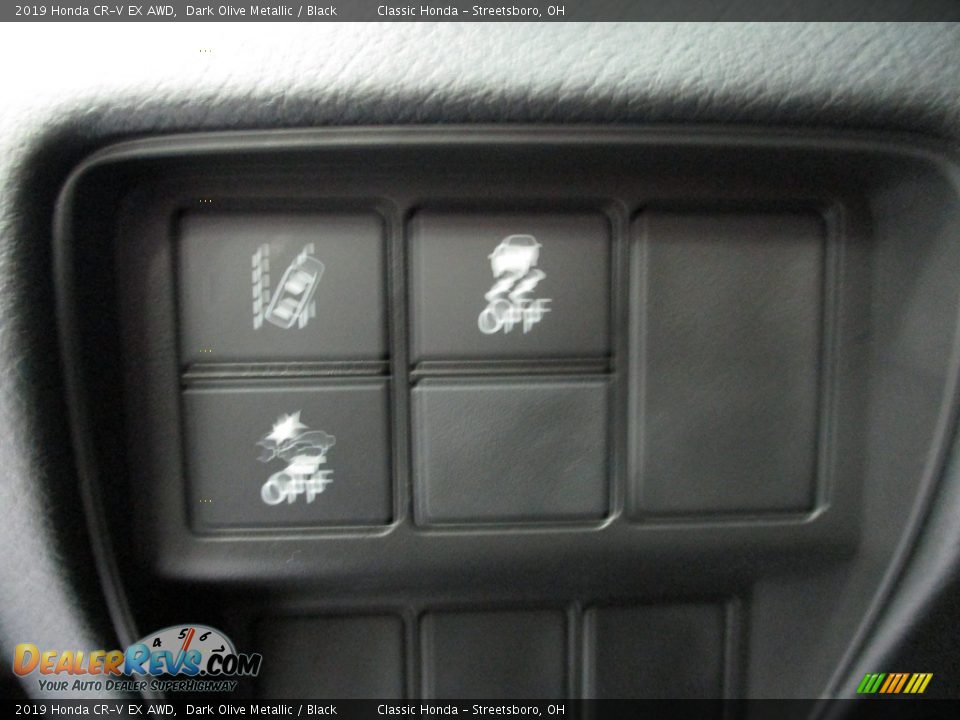 2019 Honda CR-V EX AWD Dark Olive Metallic / Black Photo #28