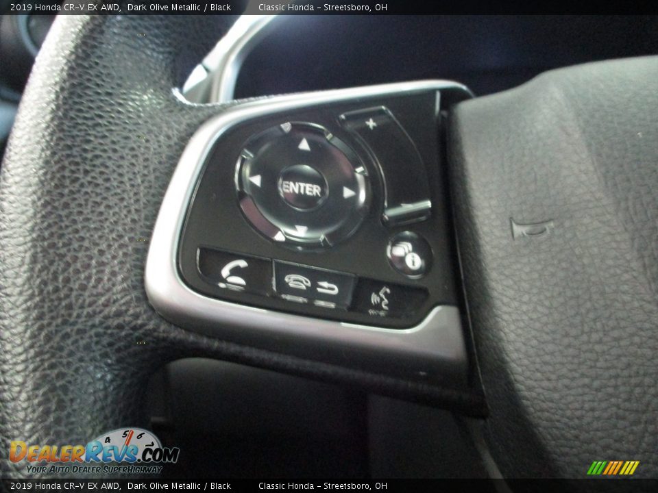 2019 Honda CR-V EX AWD Dark Olive Metallic / Black Photo #30