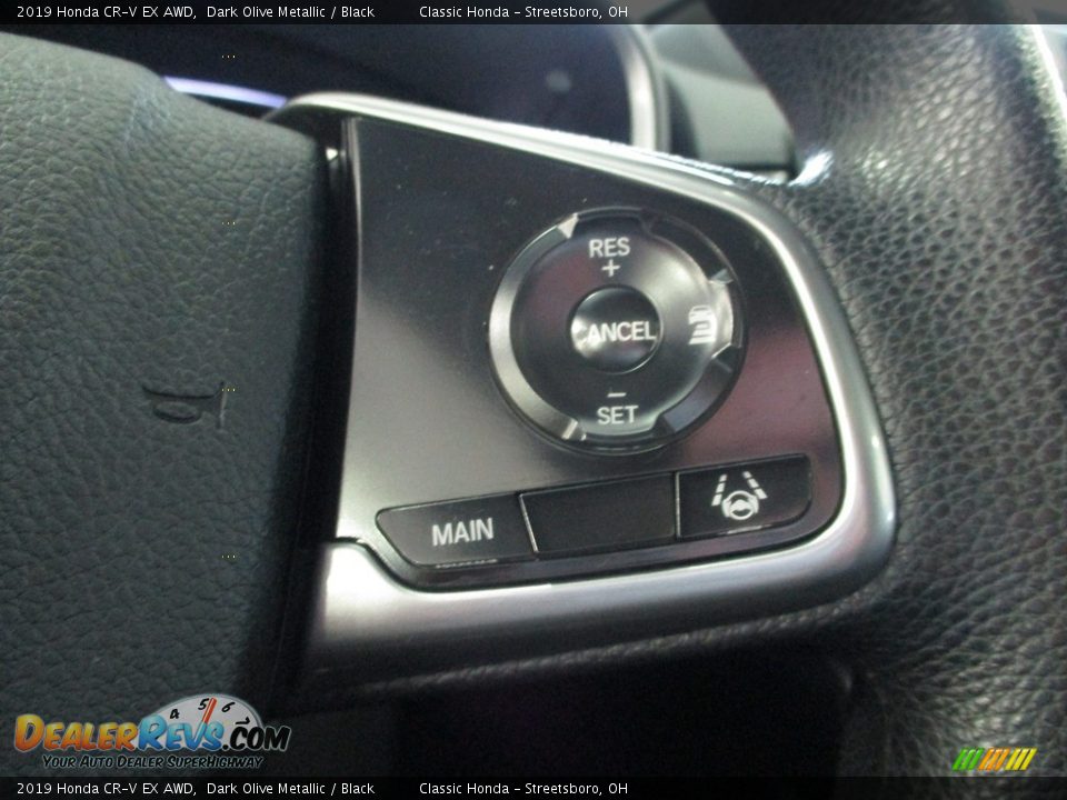 2019 Honda CR-V EX AWD Dark Olive Metallic / Black Photo #31