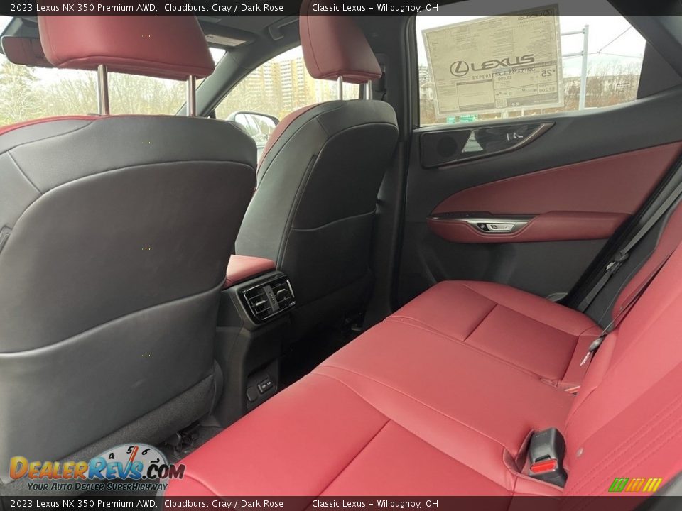 Rear Seat of 2023 Lexus NX 350 Premium AWD Photo #3