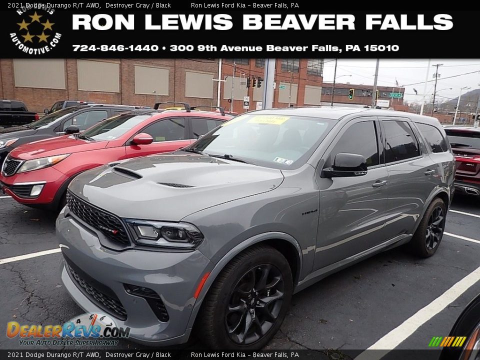 2021 Dodge Durango R/T AWD Destroyer Gray / Black Photo #1