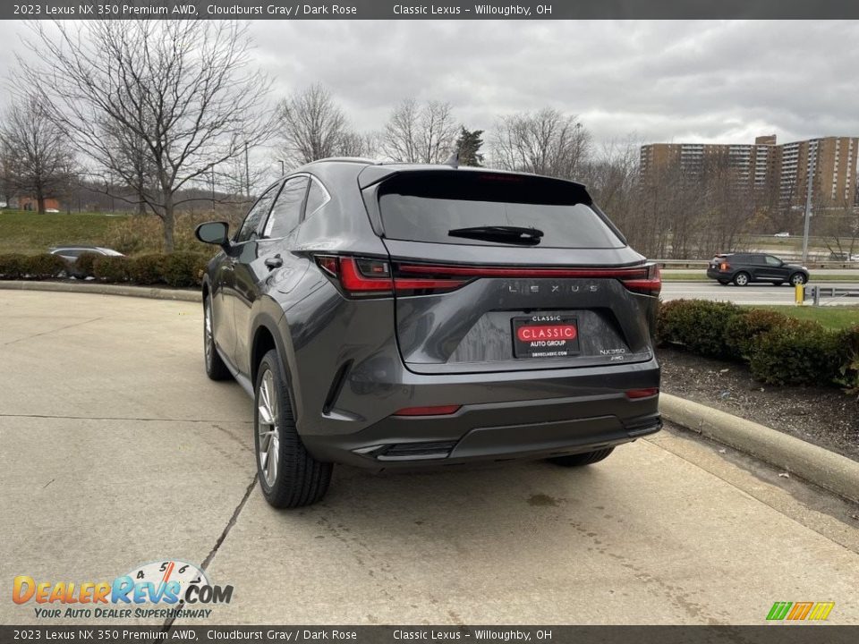 2023 Lexus NX 350 Premium AWD Cloudburst Gray / Dark Rose Photo #4