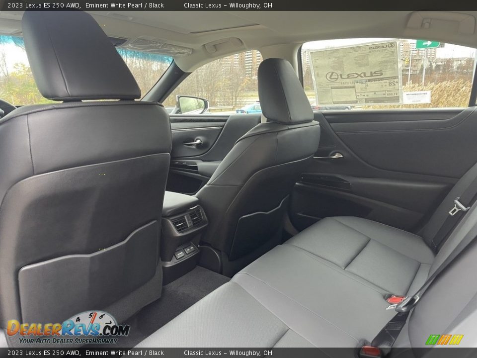 Rear Seat of 2023 Lexus ES 250 AWD Photo #3