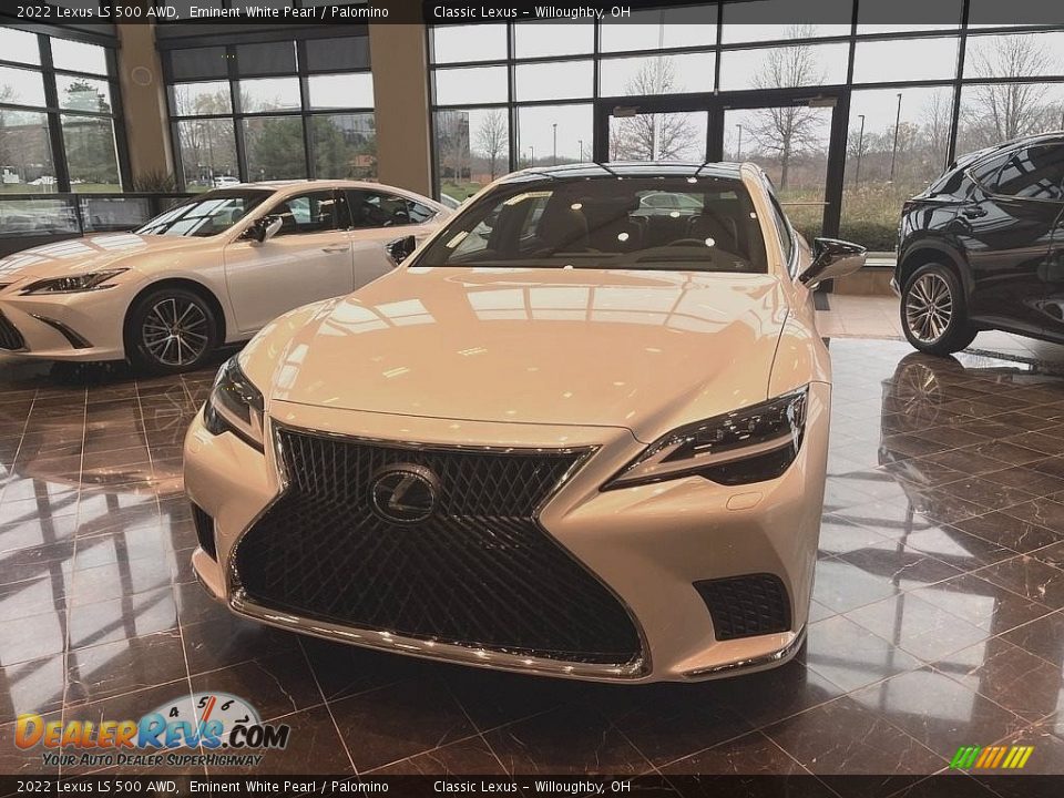 2022 Lexus LS 500 AWD Eminent White Pearl / Palomino Photo #1