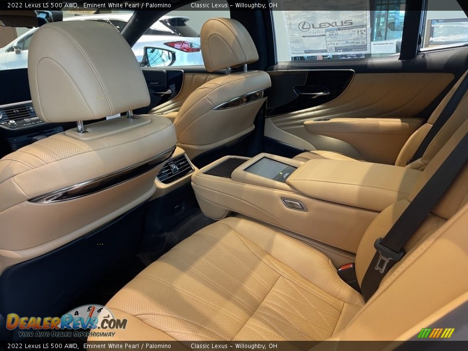 2022 Lexus LS 500 AWD Eminent White Pearl / Palomino Photo #3