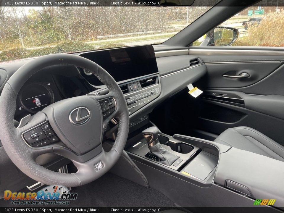 2023 Lexus ES 350 F Sport Matador Red Mica / Black Photo #2