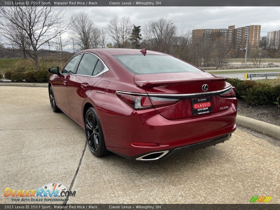 2023 Lexus ES 350 F Sport Matador Red Mica / Black Photo #4